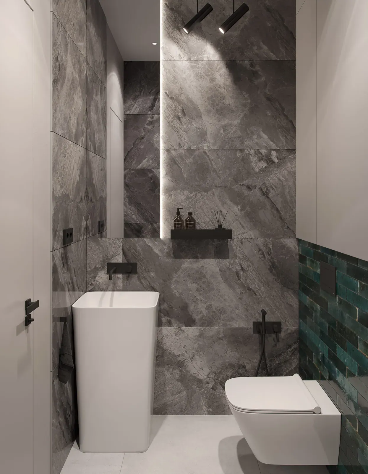 GUEST AND MASTER BATHROOM (9/11)